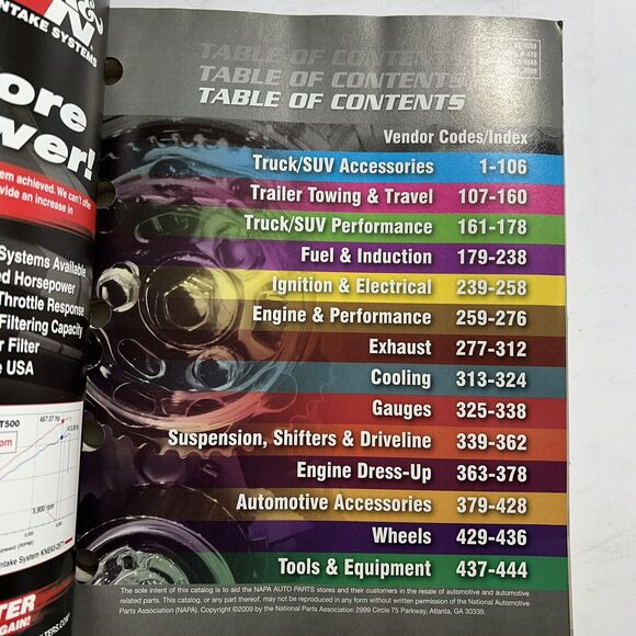 NAPA PSE Performance and Specialty Equipment February 2009 Catalogue - Picture 5 of 9